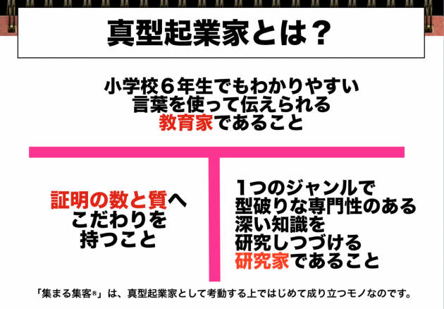真型起業家論