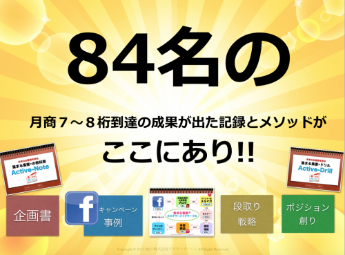 84名の成果