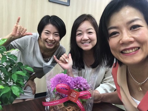石坂典子さん・阪井ふみさん・長瀬葉弓さん