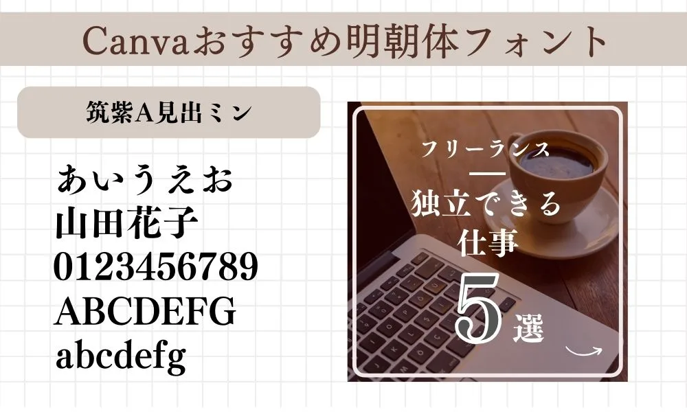 canvaおすすめのフォント