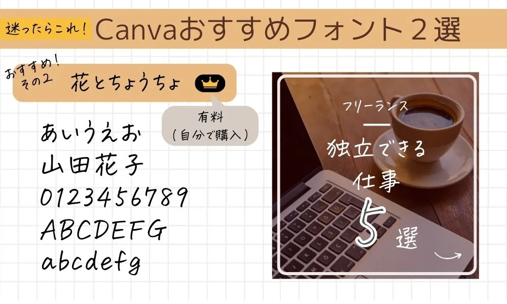 canvaおすすめのフォント