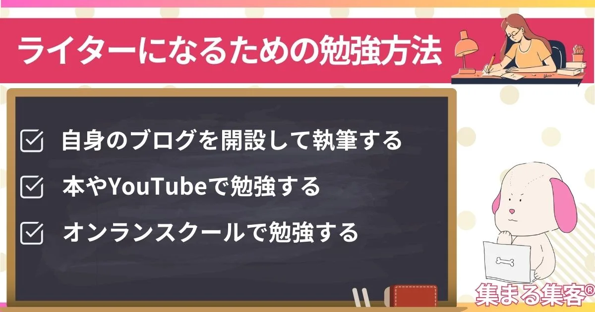 ライターになるための勉強方法