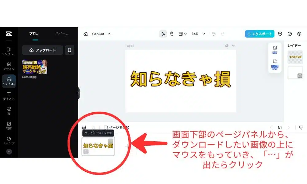 画像をダウンロードする場合１