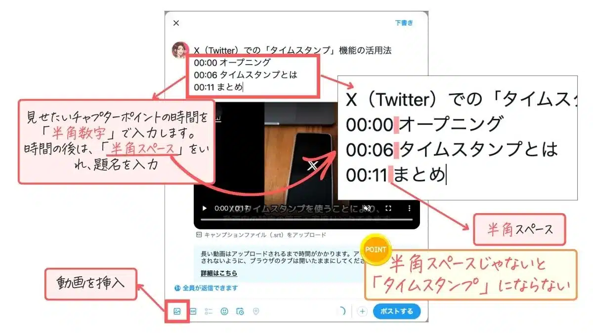 X（Twitter）の「タイムスタンプ」機能とは？初心者ガイド〜活用法などを徹底解説