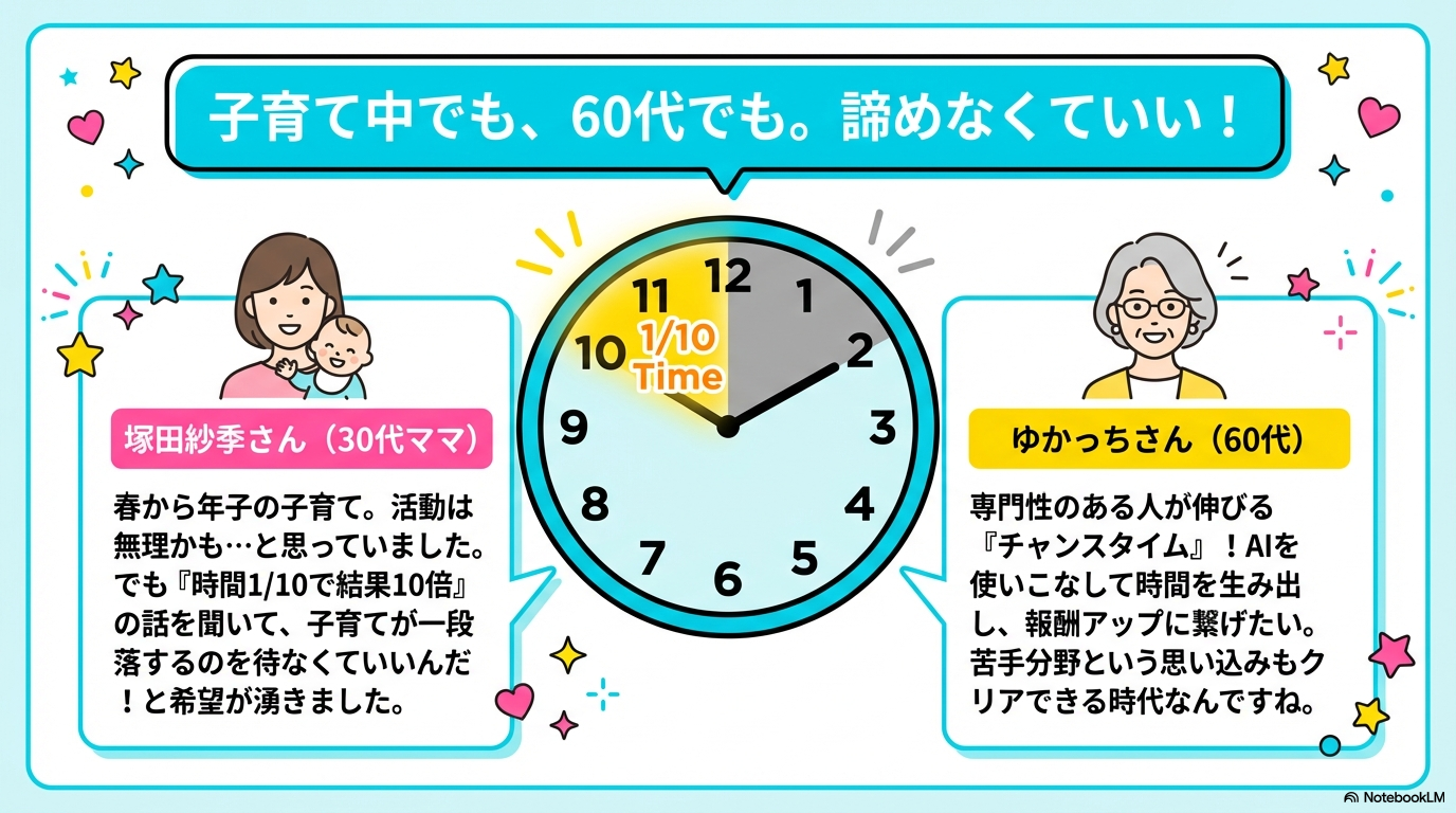 子育て中でもAIがあればあきらめなくていい