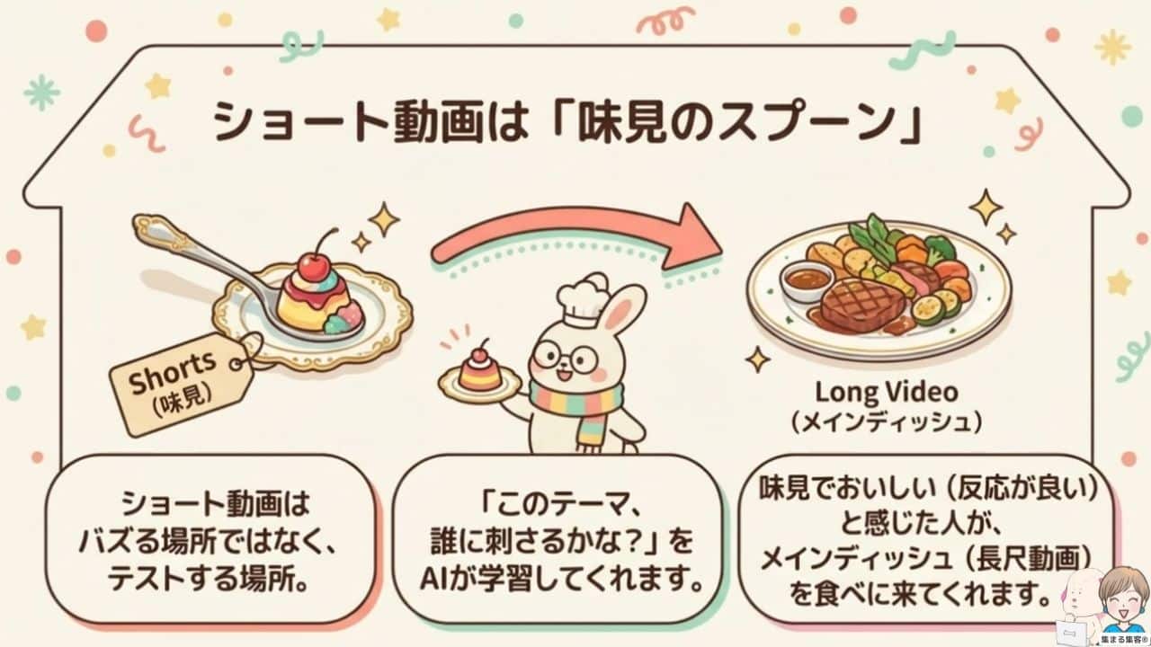 ショートを長尺動画と連動させる正しい設計