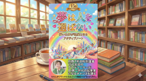 【小冊子】夢は人を選ばない　（株）アクティブノート15周年記念特別企画プレゼント