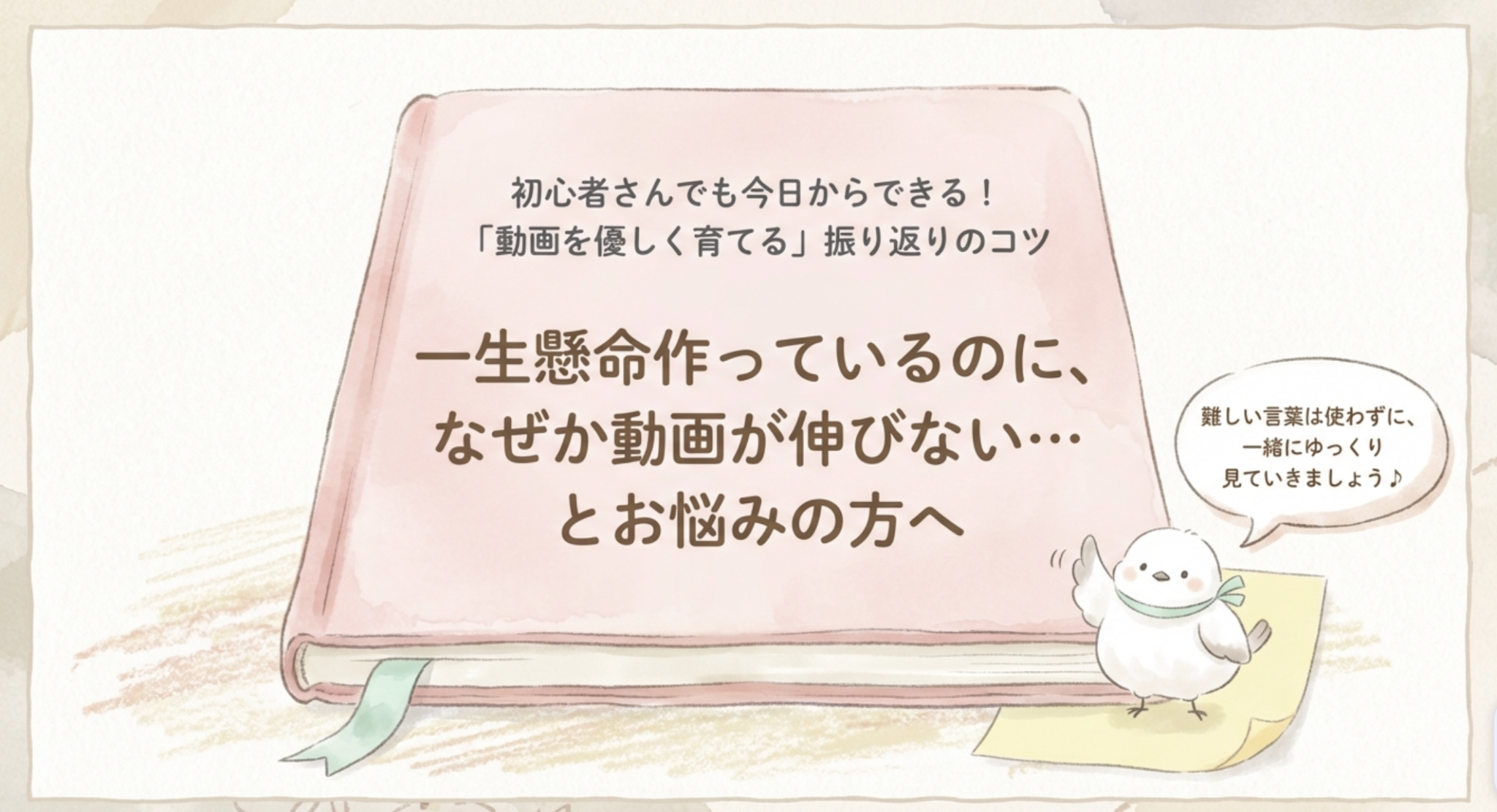 発信しているのに動画が伸びない理由｜初心者でもできるYouTube PDCAの回し方