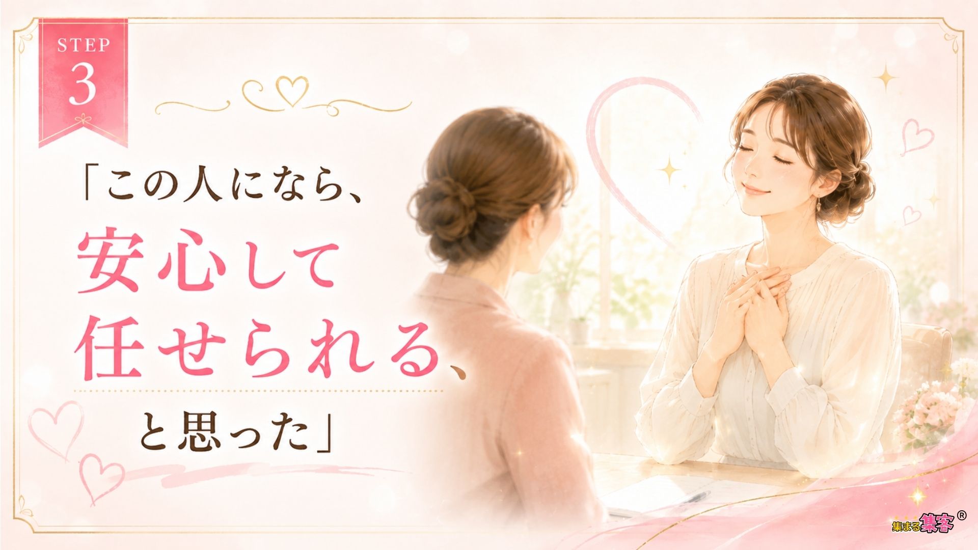 この人になら、安心して任せられる、と思った