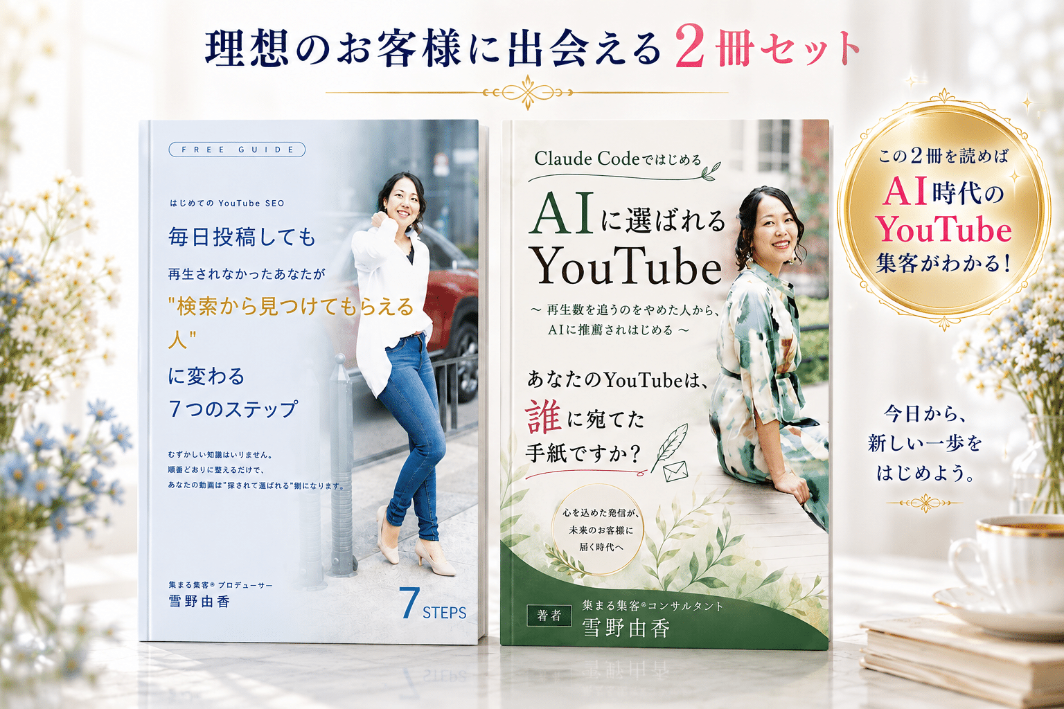 【無料小冊子プレゼント】Claude Codeではじめる AIに選ばれるYouTube 〜 再生数を追うのをやめた人から、AIに推薦されはじめる 〜