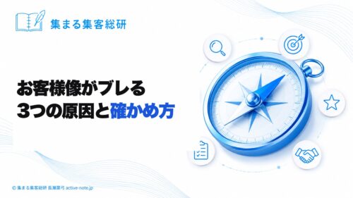 決めたはずのお客様像がブレる3つの原因と確かめ方｜AI推薦設計プロデューサー長瀬葉弓｜© 集まる集客総研